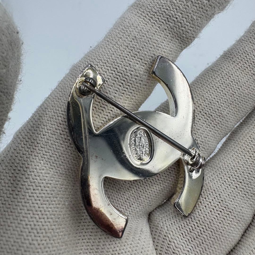 96A CHANEL シャネル ターンロック ココマーク ブローチ