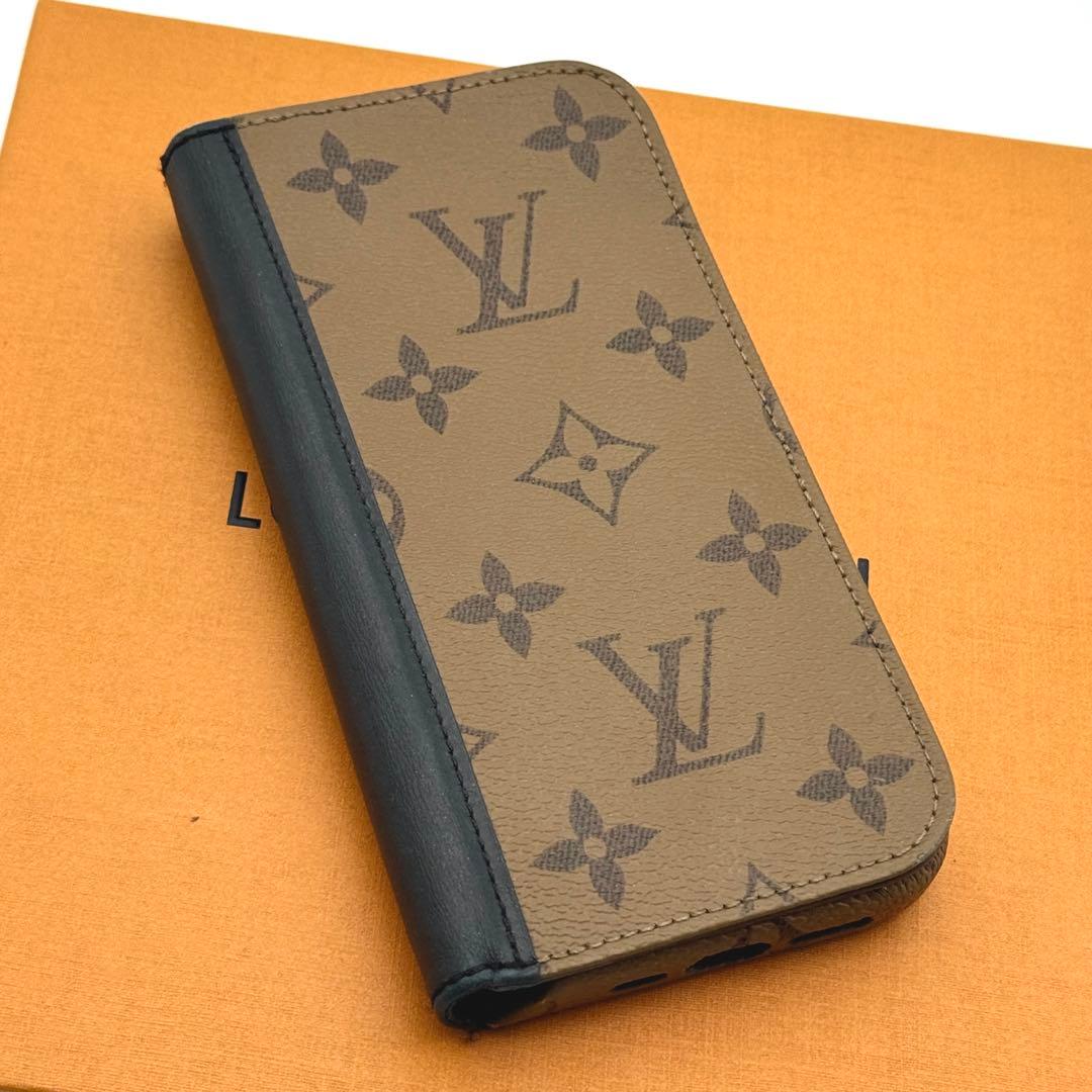 ルイヴィトン iPhone15 pro ケース フォリオ リバース モノグラム