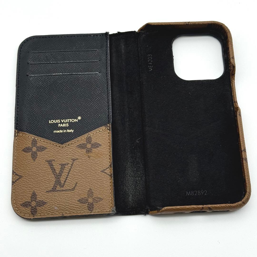 ルイヴィトン iPhone15 pro ケース フォリオ リバース モノグラム