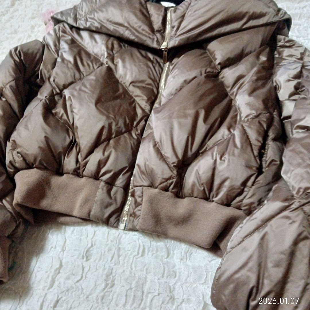 美品　Max Mara The Cube テクニカルフードダウンジャケット