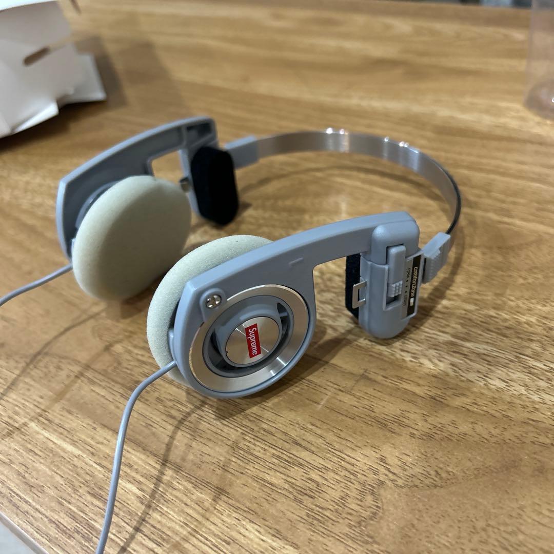 【値下げ可】Supreme KOSS ヘッドホン シルバー ケース付き