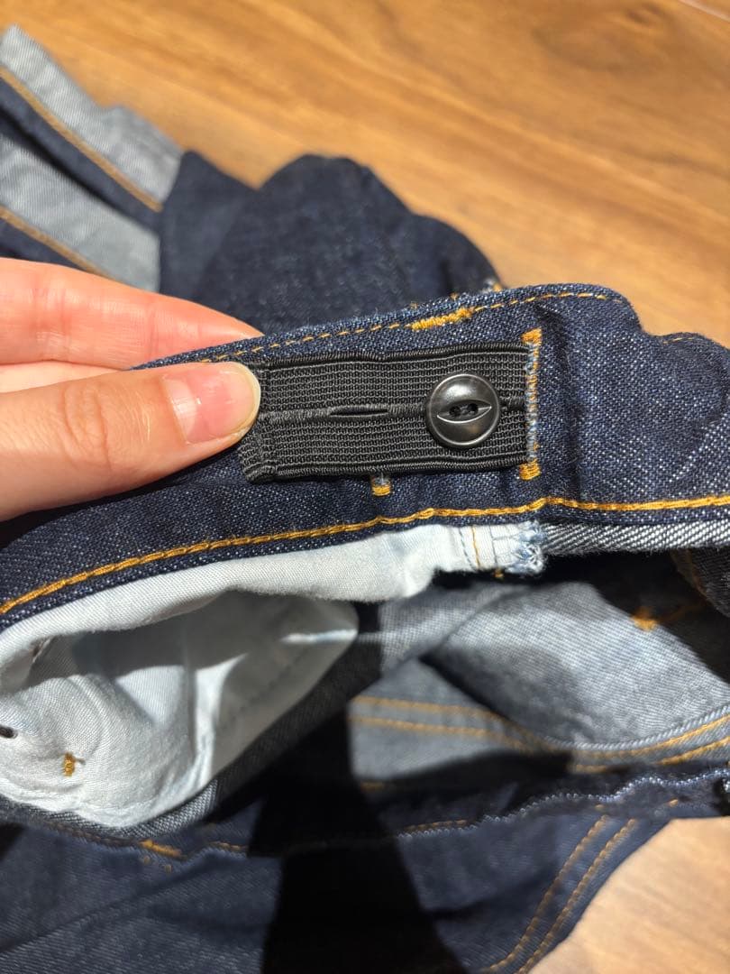 北欧　暮らしの道具店　大人のテーパードデニム