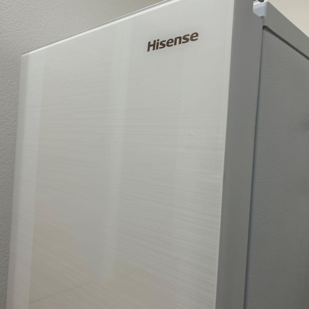 【送料込】ハイセンス2ドア冷凍冷蔵庫 HR-G13B-W134L 取説•保証書付