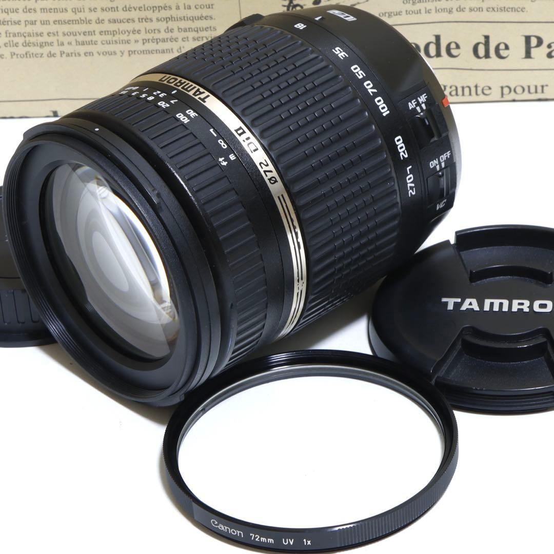 ★一本で標準+望遠レンズ&手ブレ★ Tamron 18-270 for キャノン