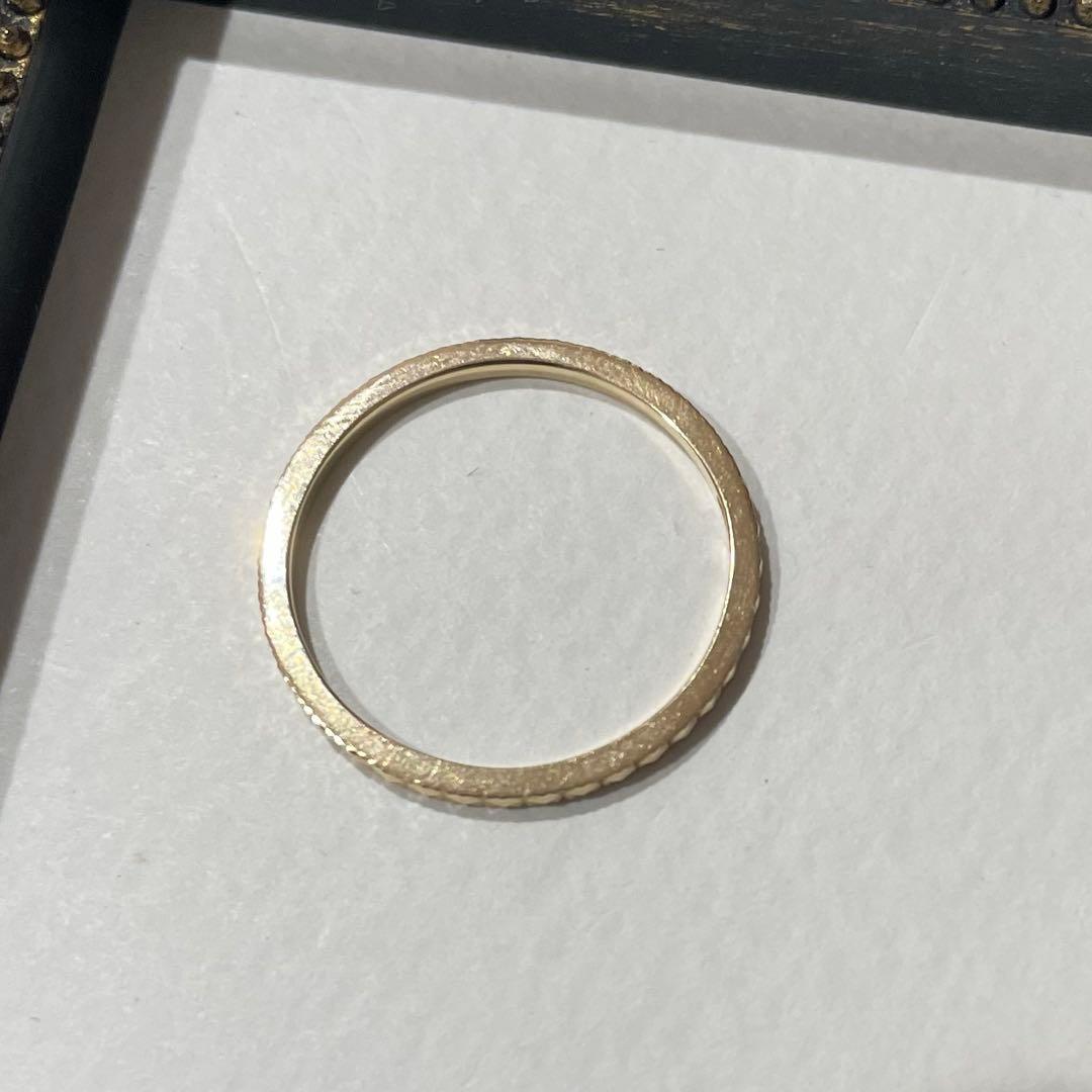 ココシュニック K10 カットワーク極光細 リング　12号