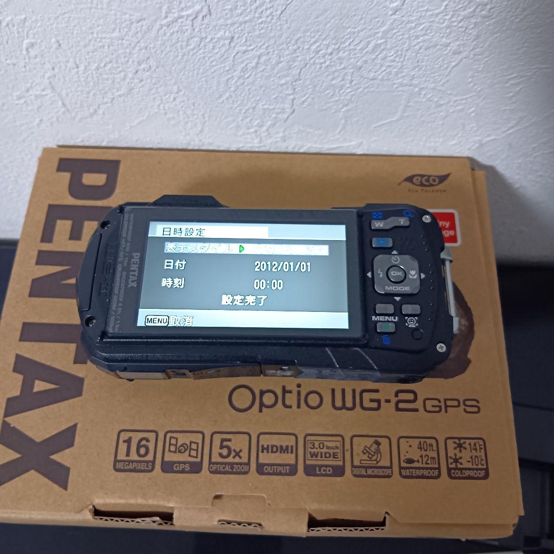 PENTAX Optio WG-2GPS 防水コンパクトデジタルカメラ オレンジ