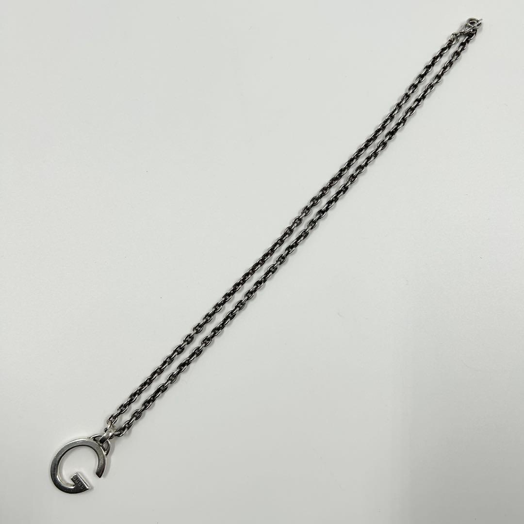 美品✨　グッチ　GUCCI ネックレス　ロゴモチーフ　G シルバー Ag925