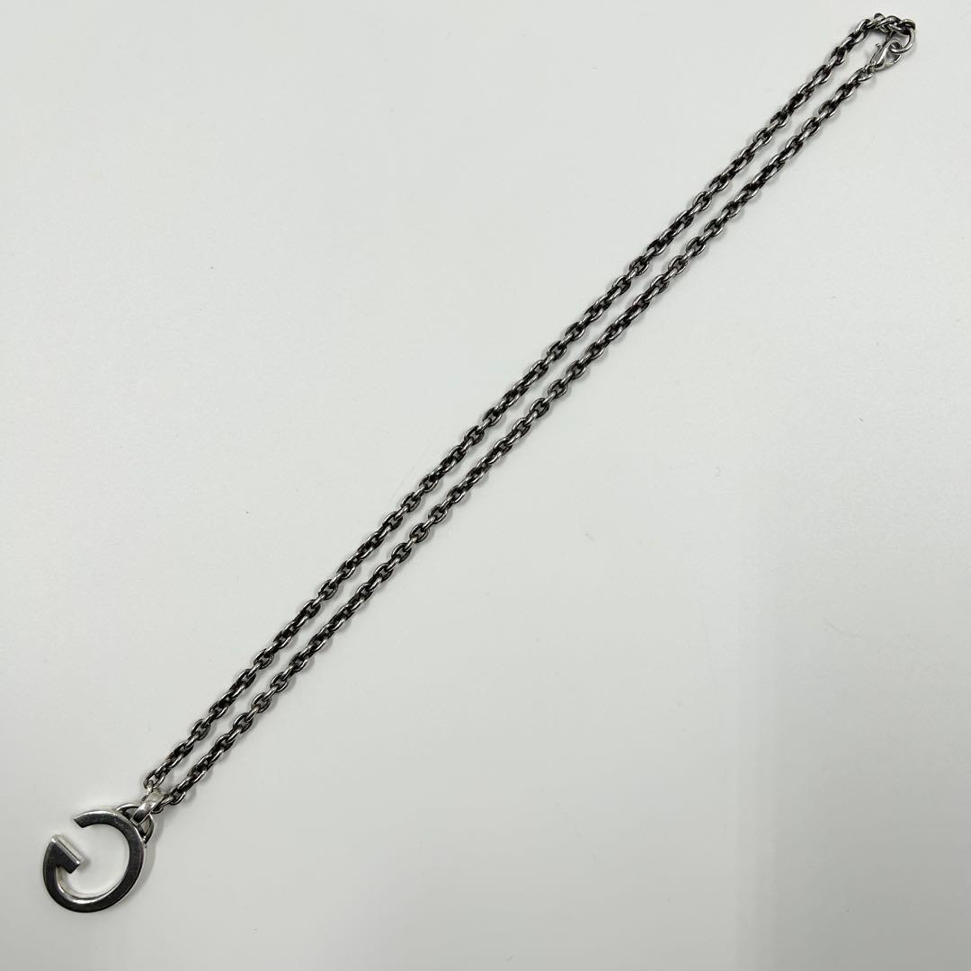 美品✨　グッチ　GUCCI ネックレス　ロゴモチーフ　G シルバー Ag925