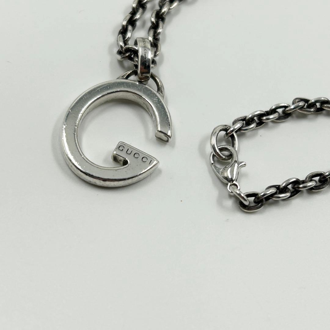美品✨　グッチ　GUCCI ネックレス　ロゴモチーフ　G シルバー Ag925