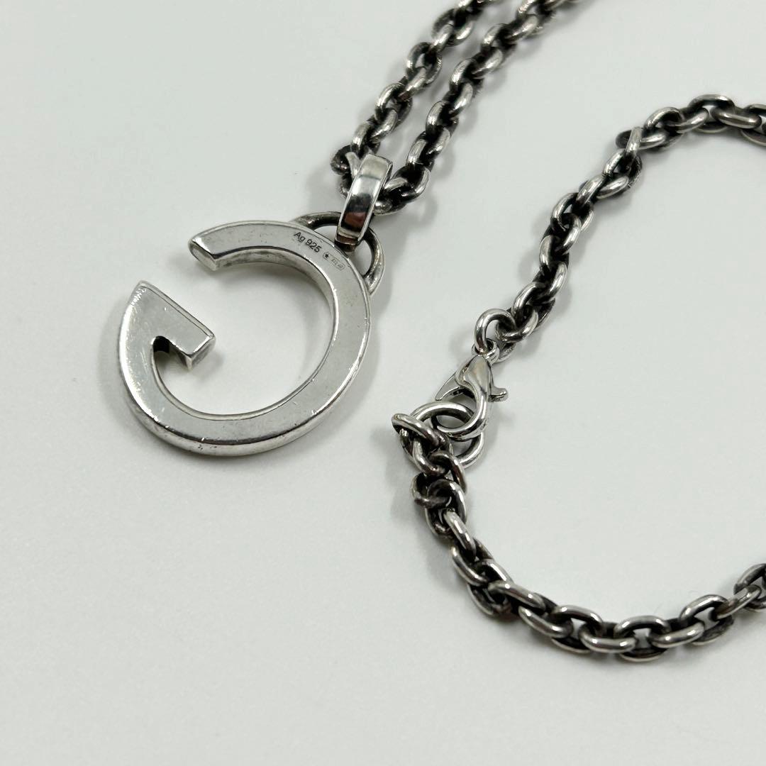 美品✨　グッチ　GUCCI ネックレス　ロゴモチーフ　G シルバー Ag925