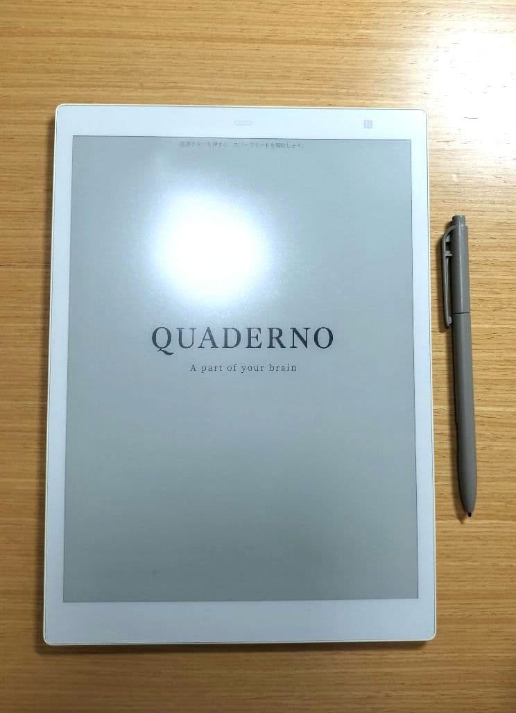 電子ペーパークアデルノ A5 (Gen.2) FMVDP51　中古品