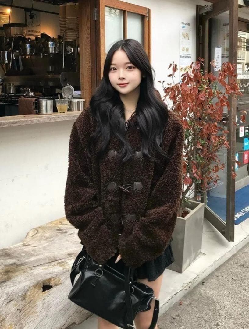 りゅさん専用 プードルファータッチボタンコート