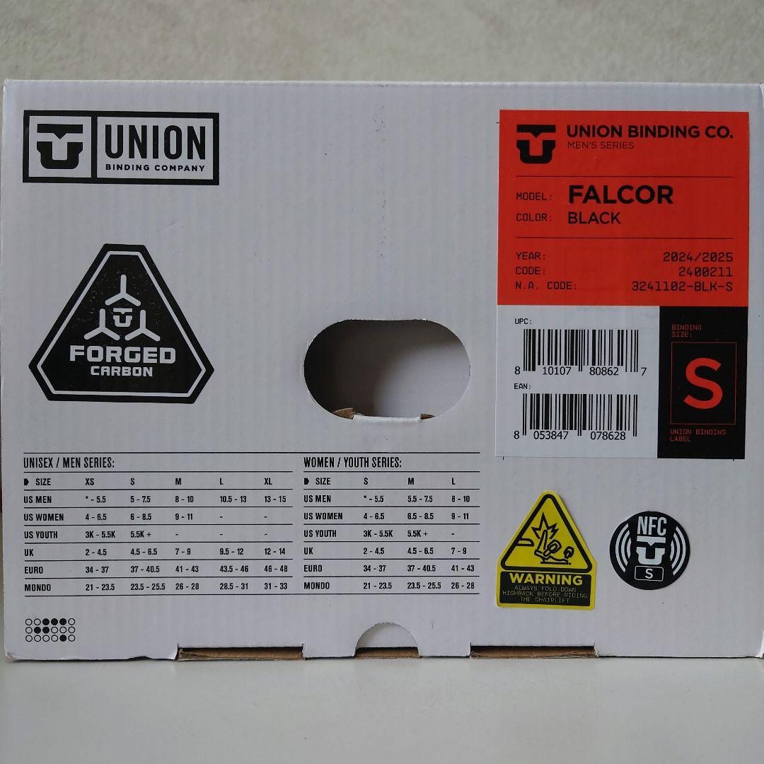 24-25 UNION FALCOR ビンディング ブラック S