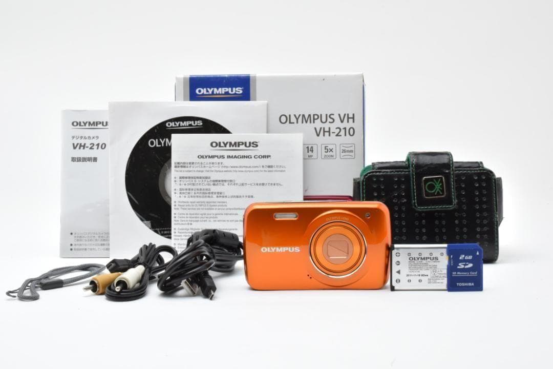 【お値下げ歓迎・美品】OLYMPUS VH VH-210 オレンジ