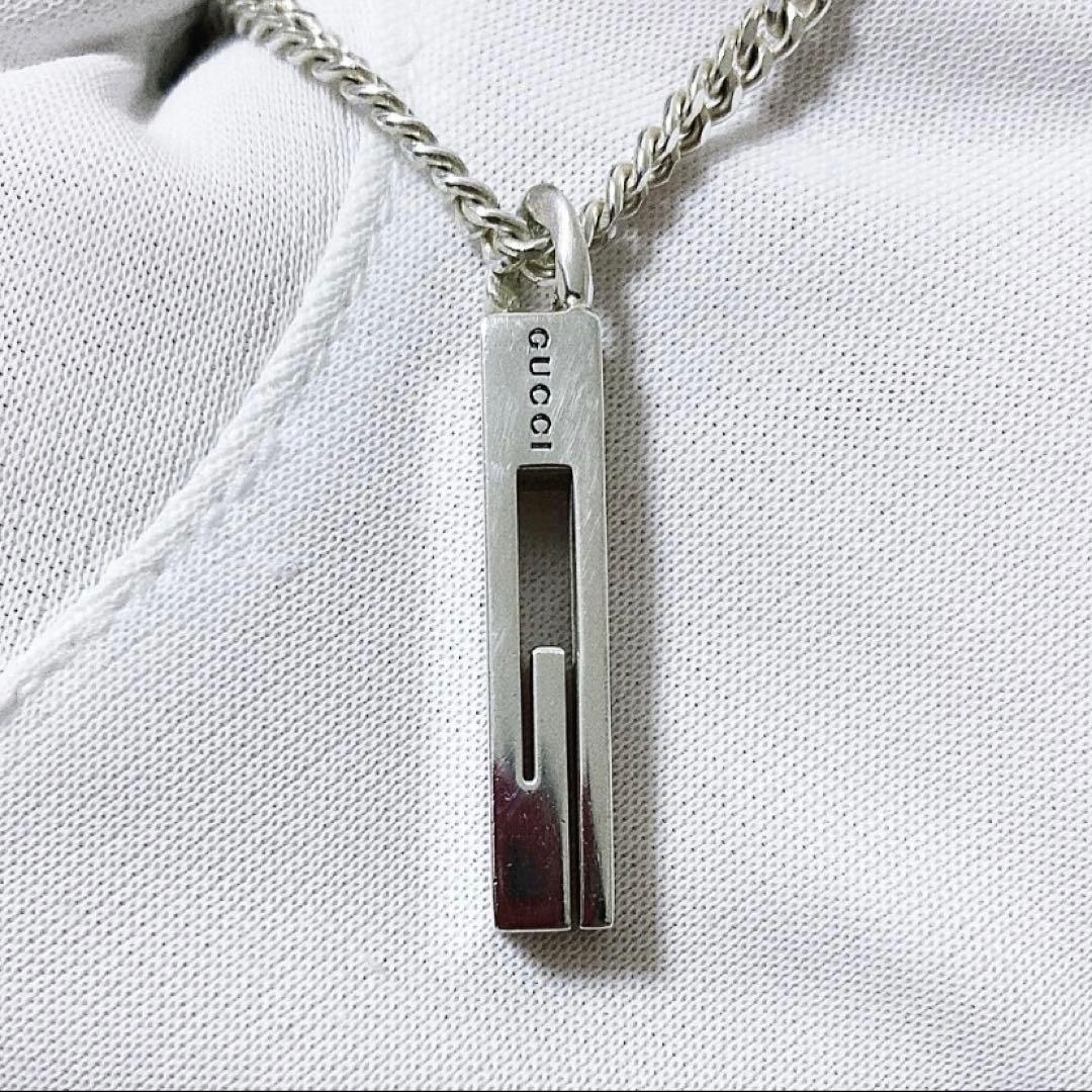 GUCCI グッチ 喜平カットアウトGバーネックレス 美品