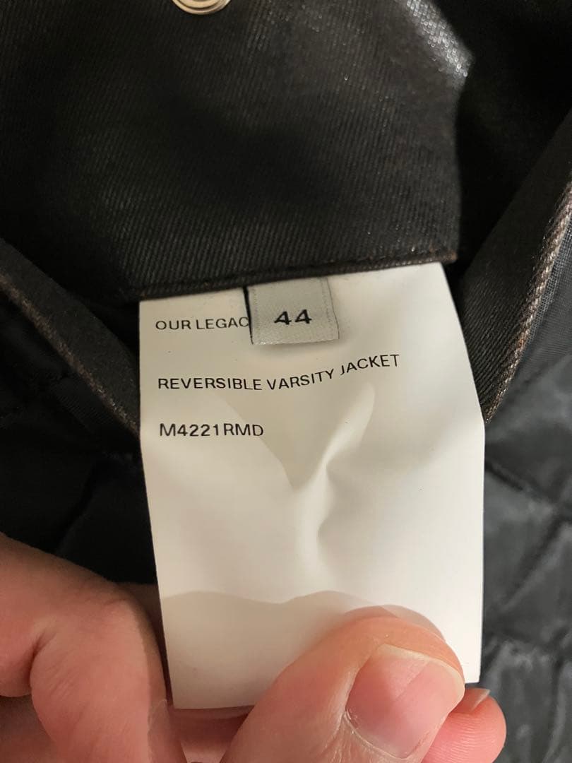 ジャケット・アウター OUR LEGACY REVERSIBLE VARSITY JACKET 44