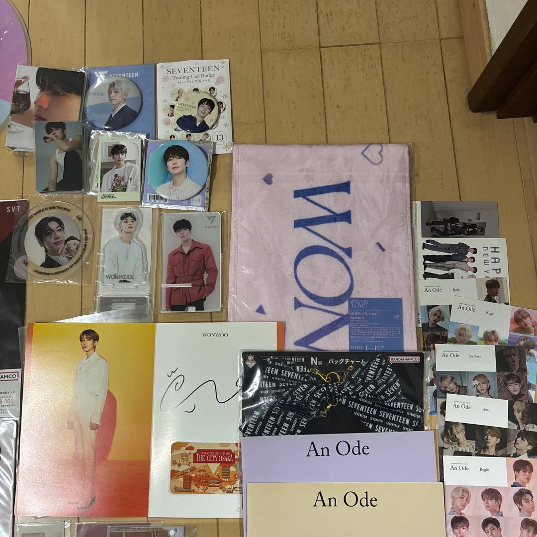SEVENTEEN ウォヌ 団扇 うちわ 缶バッジ 約50点