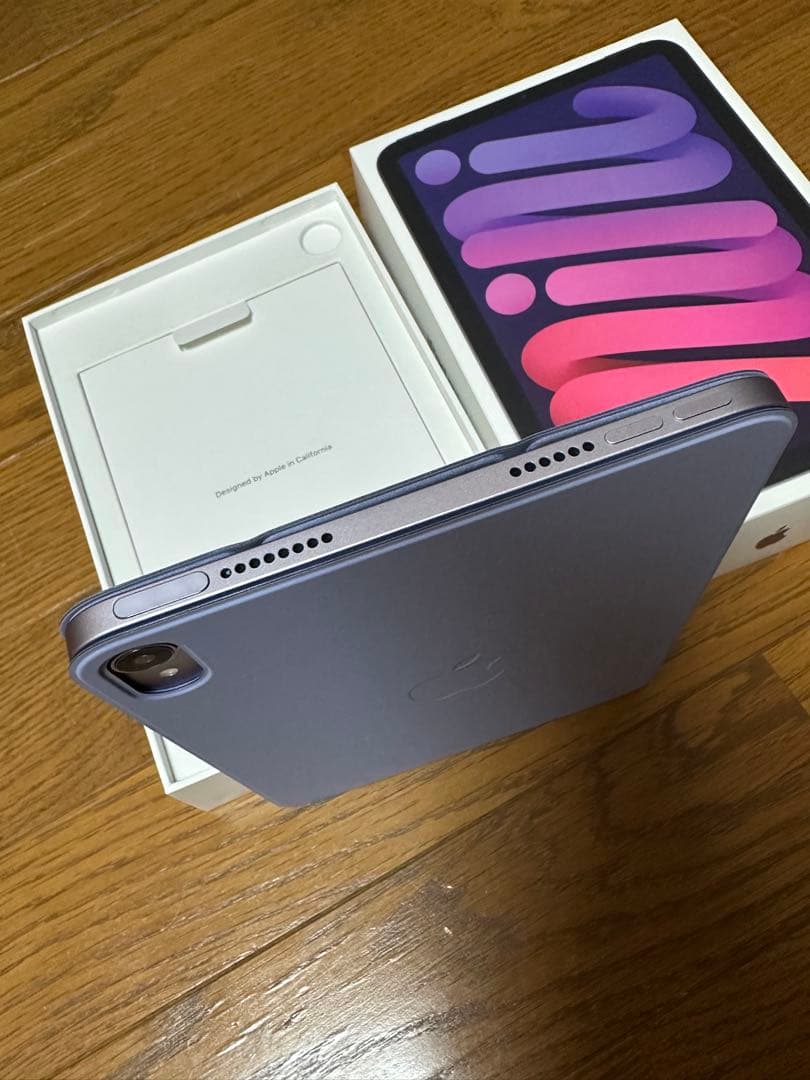 カバー付(純正)◇iPad mini第7世代A17pro 128GB パープル