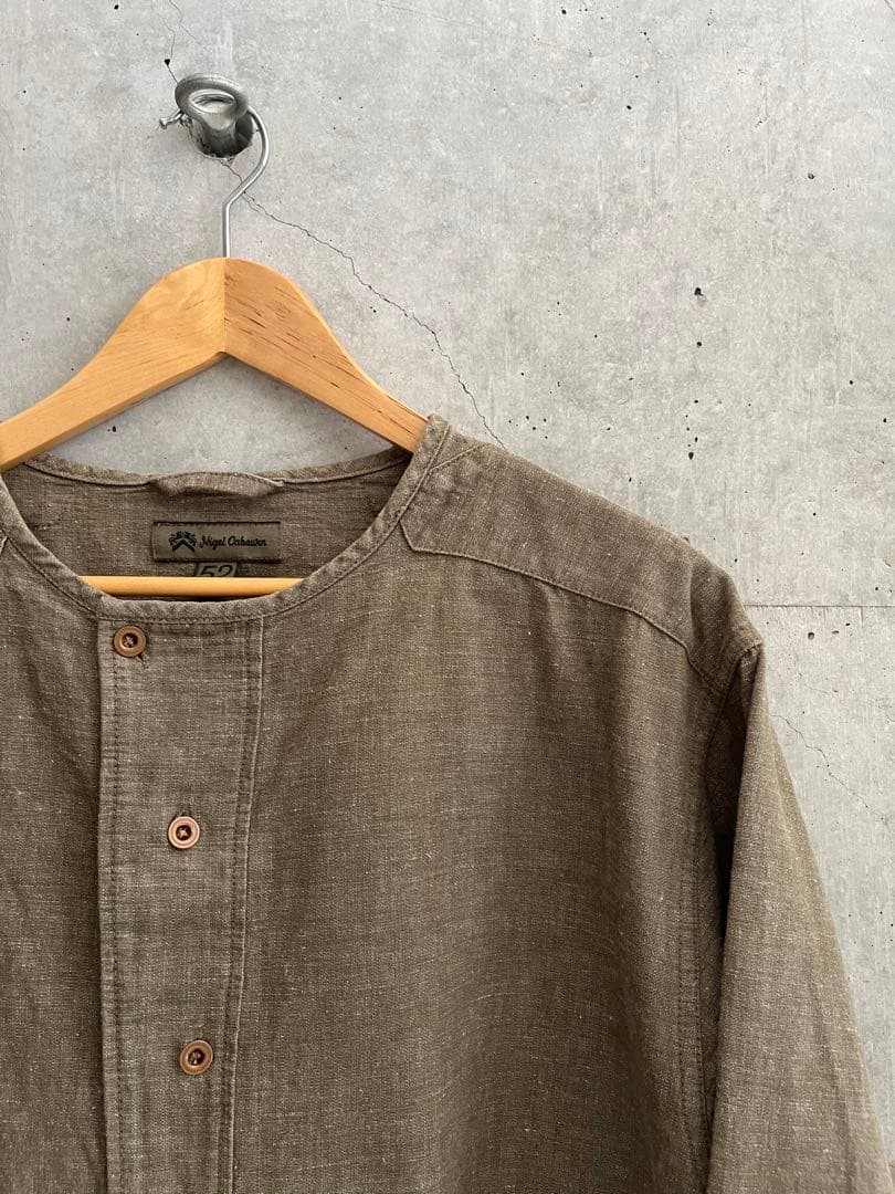 ナイジェルケーボン　フレンチアーミーシャツ
