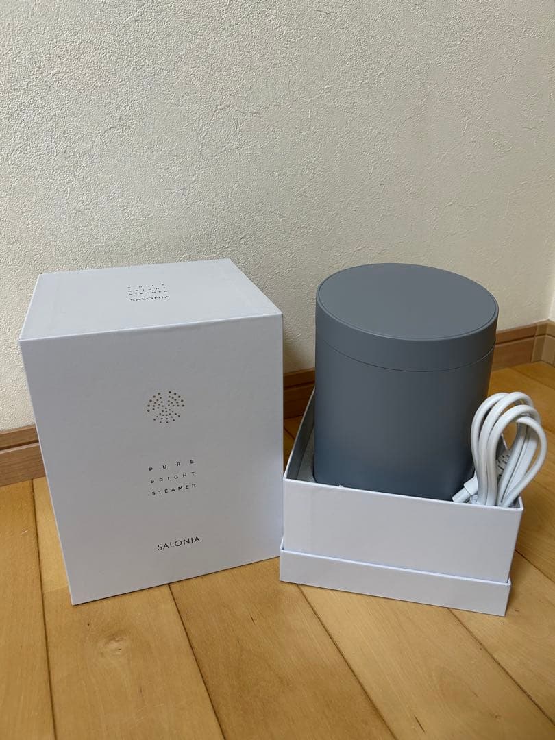 新品　SALONIA ピュア ブライト スチーマー