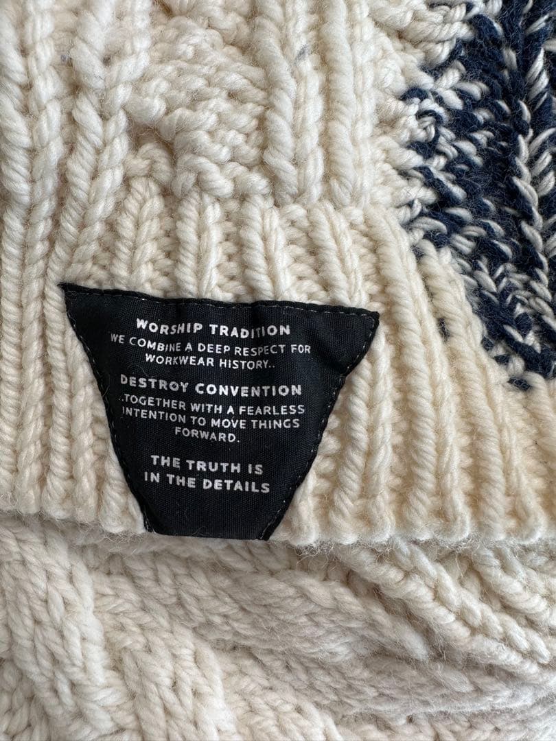 出品終了間近　アイボリー 　上質こだわり　個性　大人カジュアル　未使用　送料込