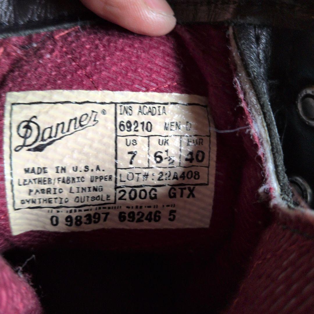 Danner アケーディア　69210 US7 25cm ブーツ