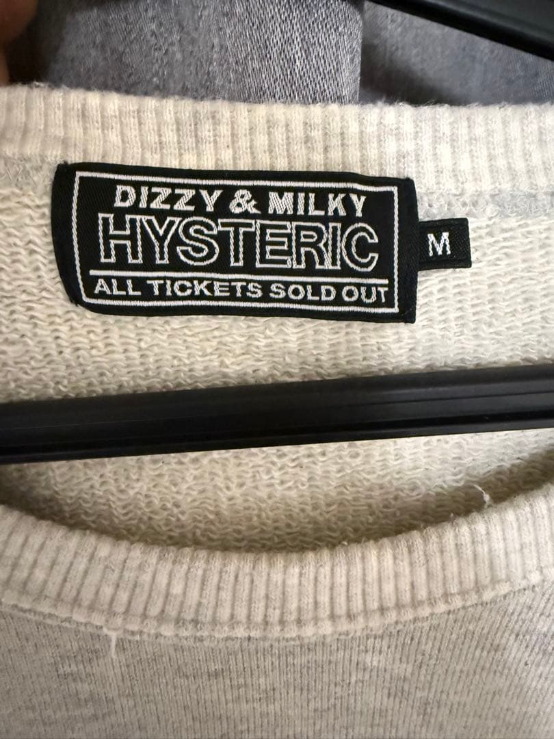 【新品未使用】HYSTERIC GLAMOUR グレー スウェット M