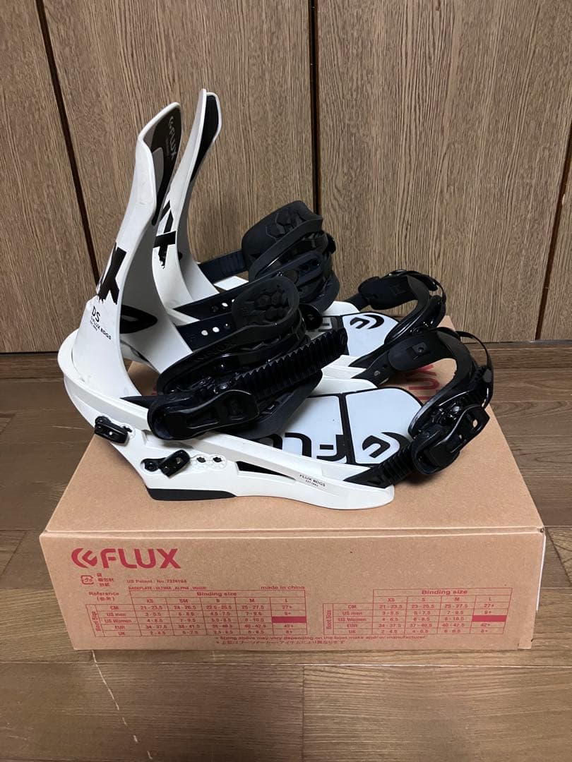 FLUX F23DSMW ホワイト ビンディング Mサイズ