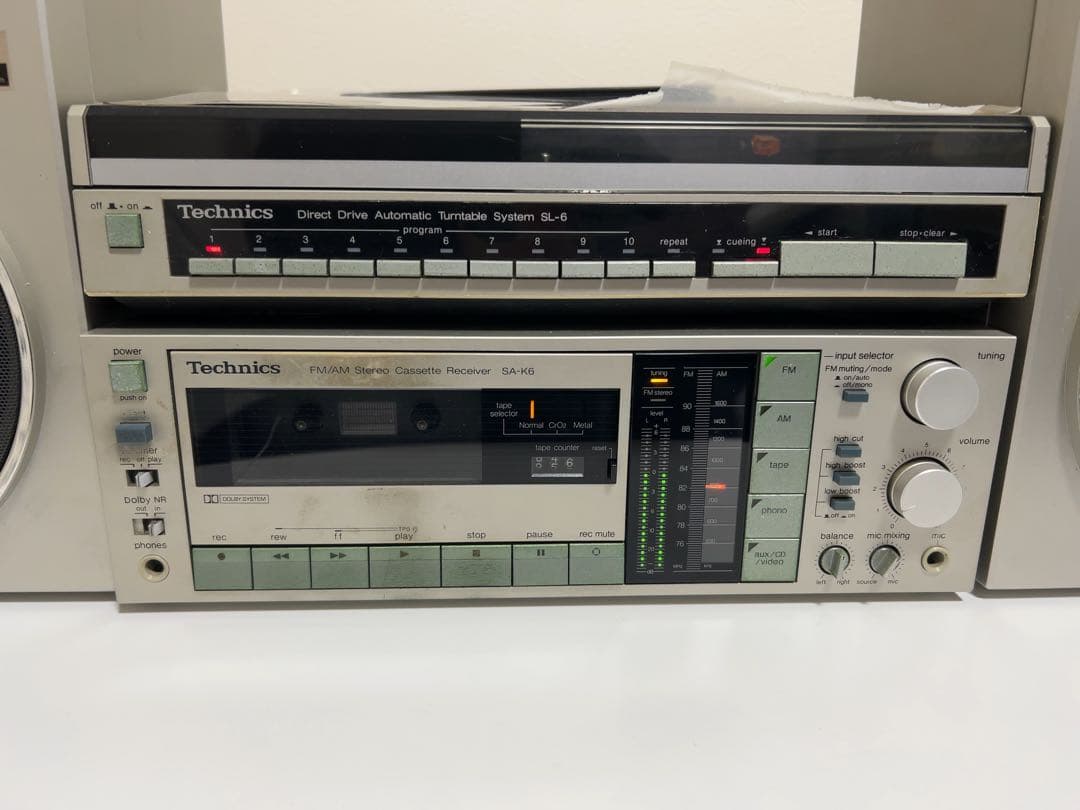 Technics SL-6 SA-k6 SB-S6 ミニコンポ