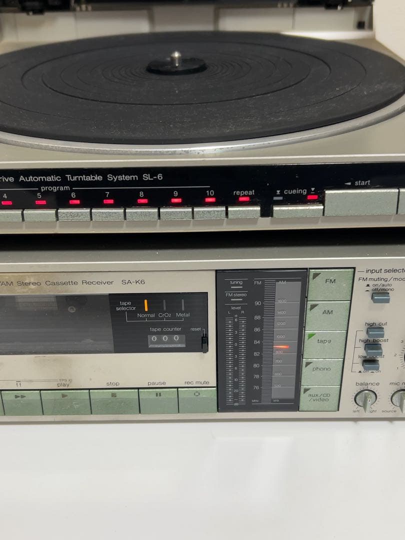 Technics SL-6 SA-k6 SB-S6 ミニコンポ