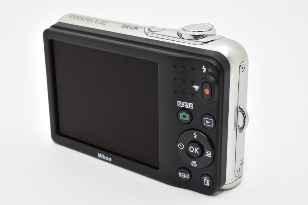 【美品】Nikon COOLPIX L32 シルバー　動作確認済