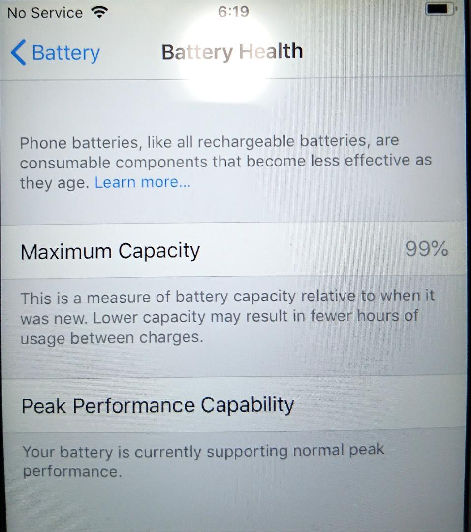 docomo iPhone 6 Silver - 極上状態 99% バッテリー