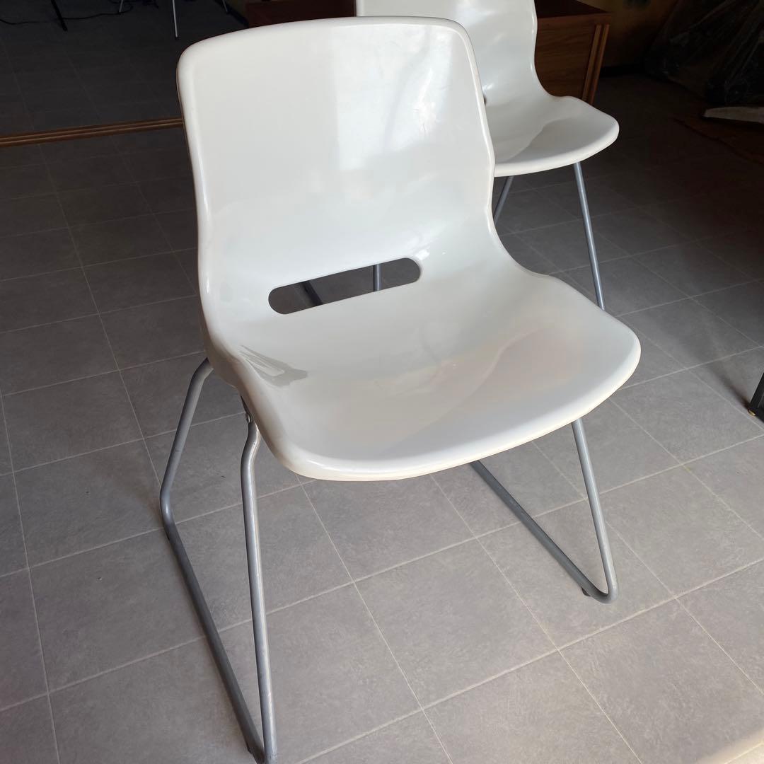 廃盤品　IKEA SNILLE スタッキングチェア　2脚　ミッドセンチュリー