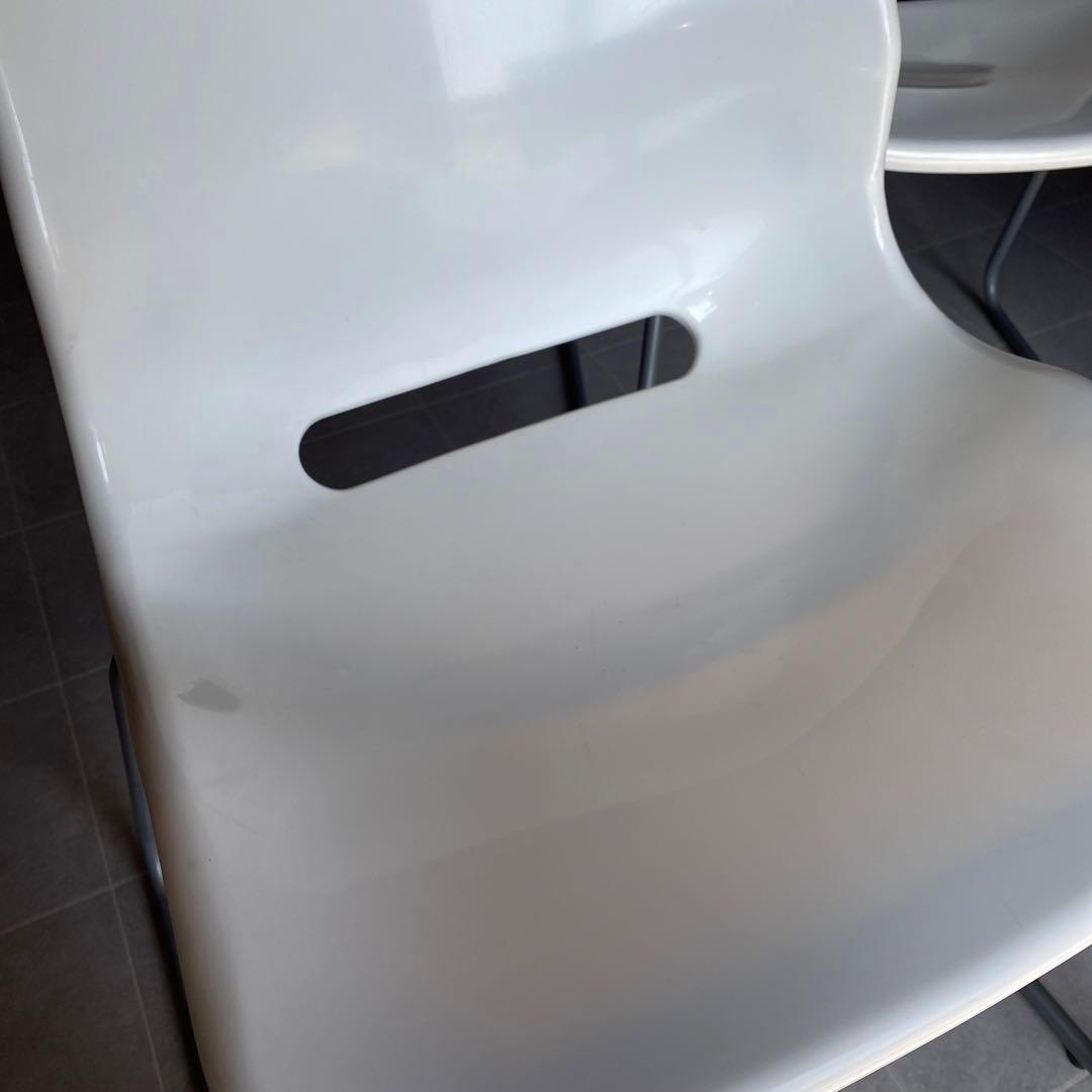 廃盤品　IKEA SNILLE スタッキングチェア　2脚　ミッドセンチュリー