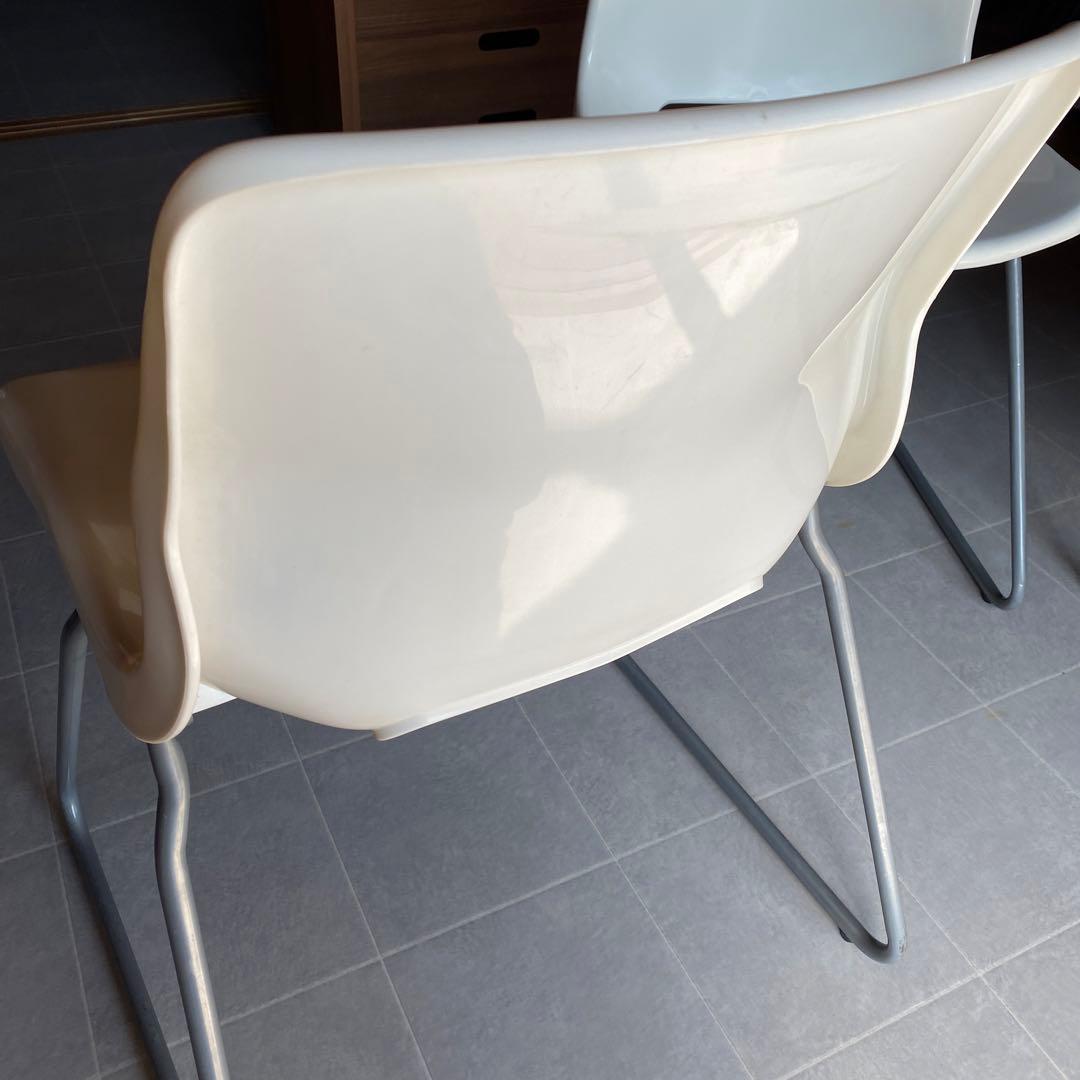 廃盤品　IKEA SNILLE スタッキングチェア　2脚　ミッドセンチュリー