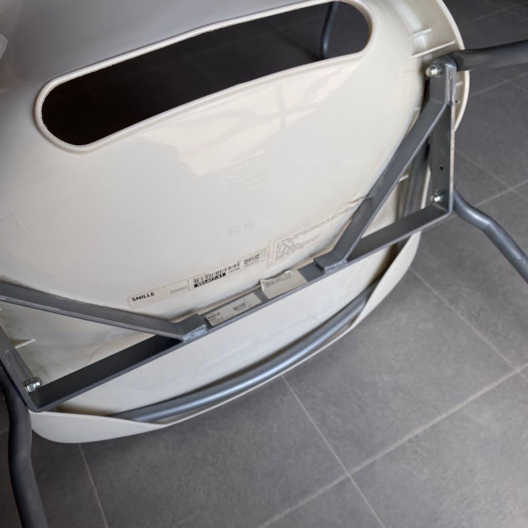 廃盤品　IKEA SNILLE スタッキングチェア　2脚　ミッドセンチュリー