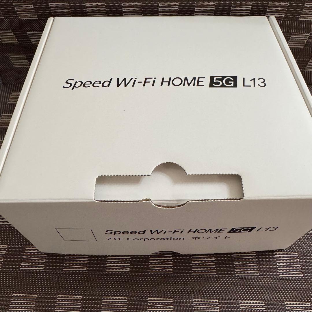 送料込み☆Speed Wi-Fi  5G＊L13 無線LANルーター☆白