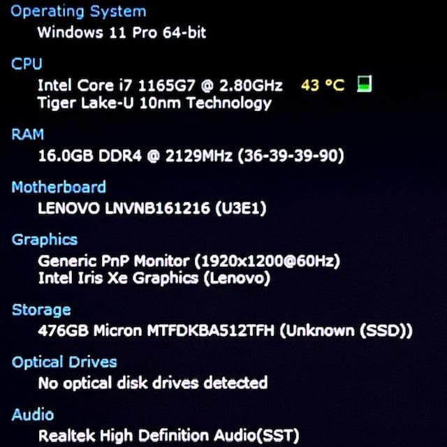 《コンパクトスリムPC》第11世代Corei7！ThinkBook 13s G2
