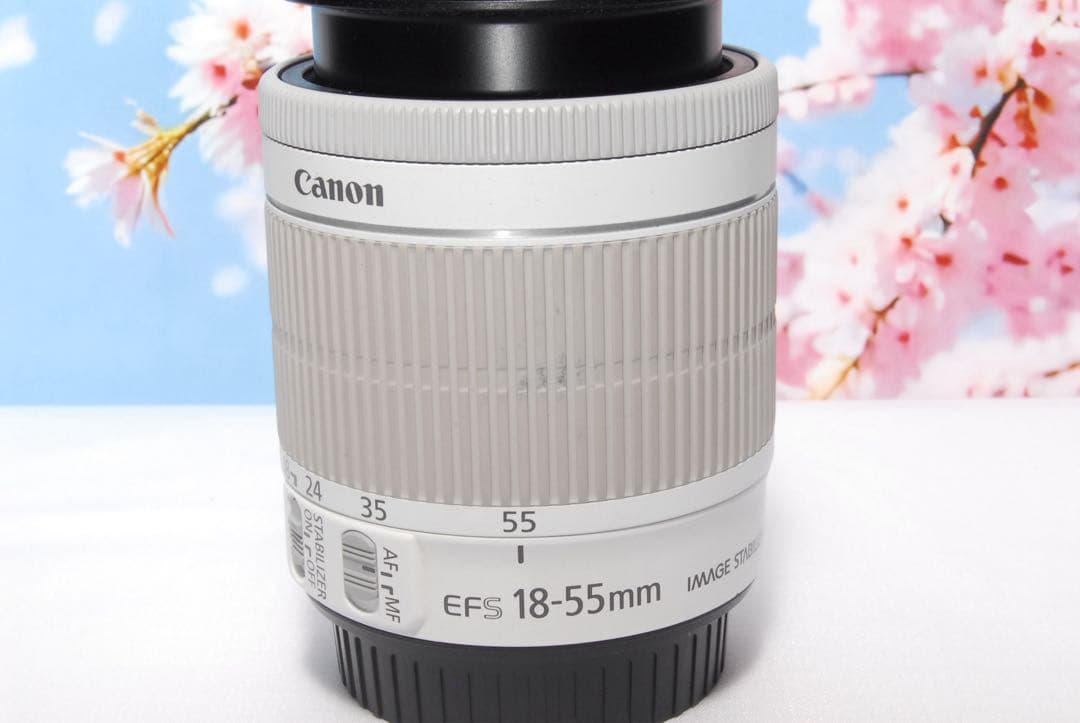 レンズ2本付き❤️Canon Kiss X7❤️ホワイト❤️ダブルレンズキット