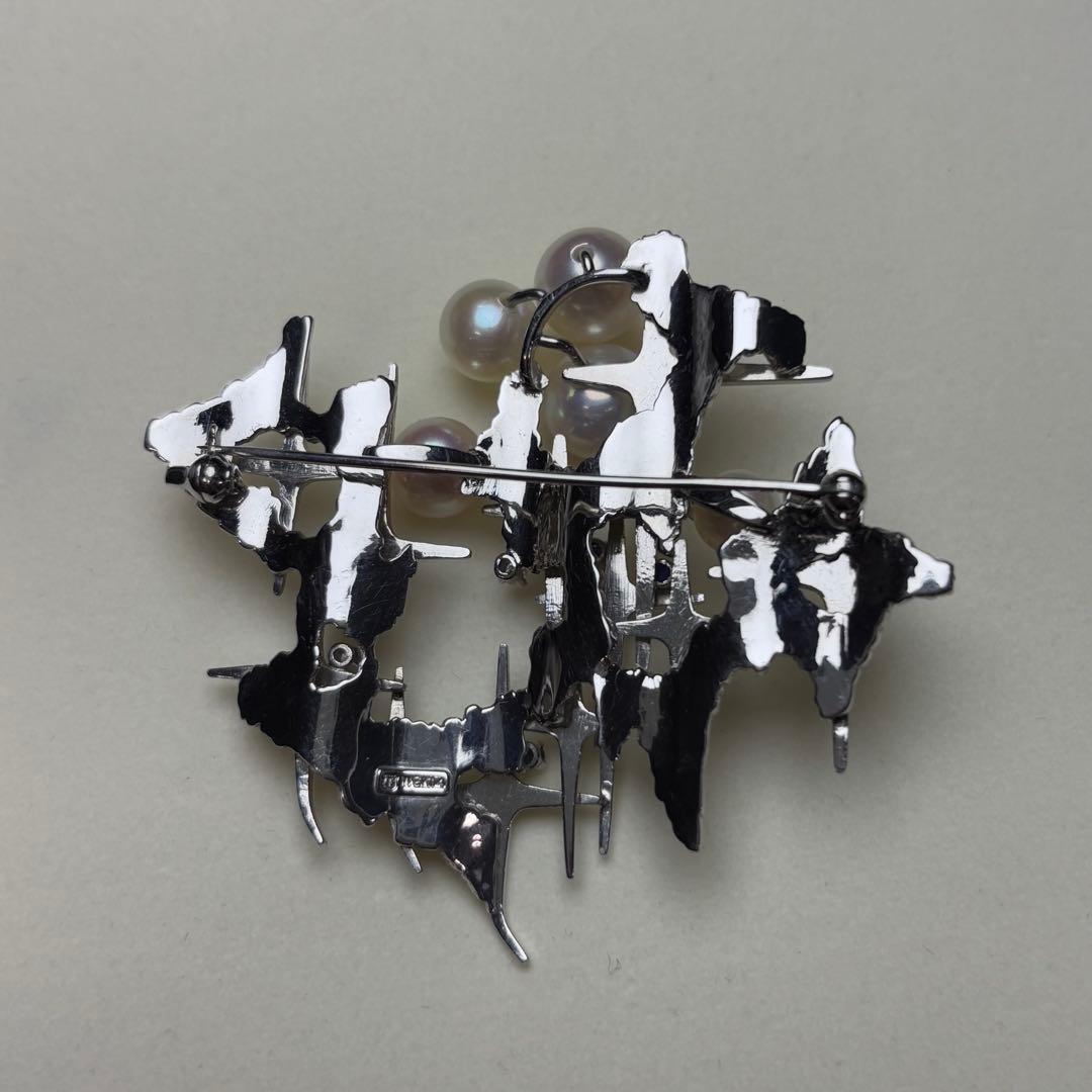 TASAKI アコヤ真珠 ブローチ 最大8.5mm WGK14