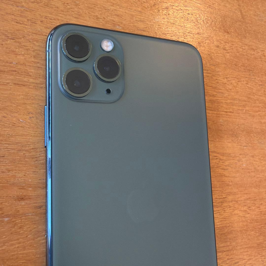 美品‼️iPhone11Pro Max ミッドナイトグリーン256GB
