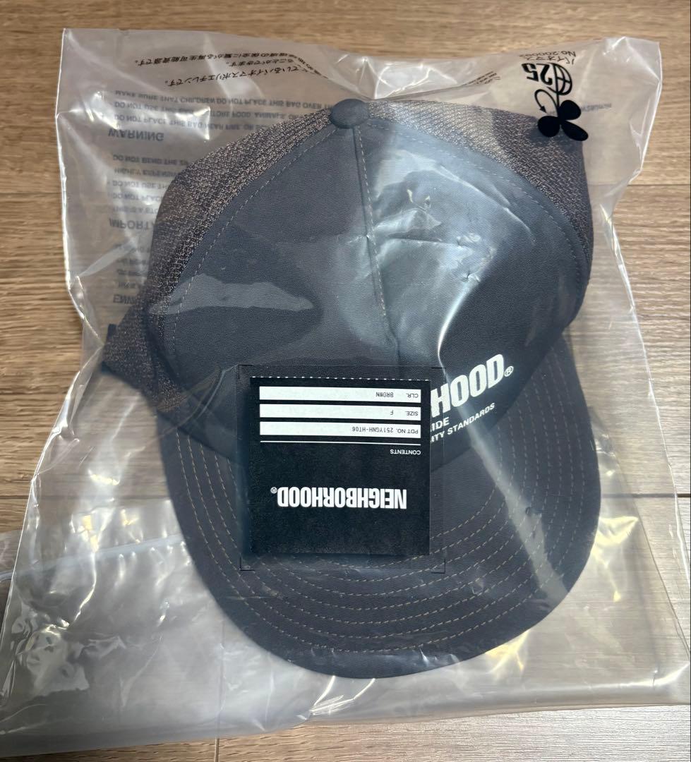 NEIGHBORHOODメッシュキャップ　ブラウン