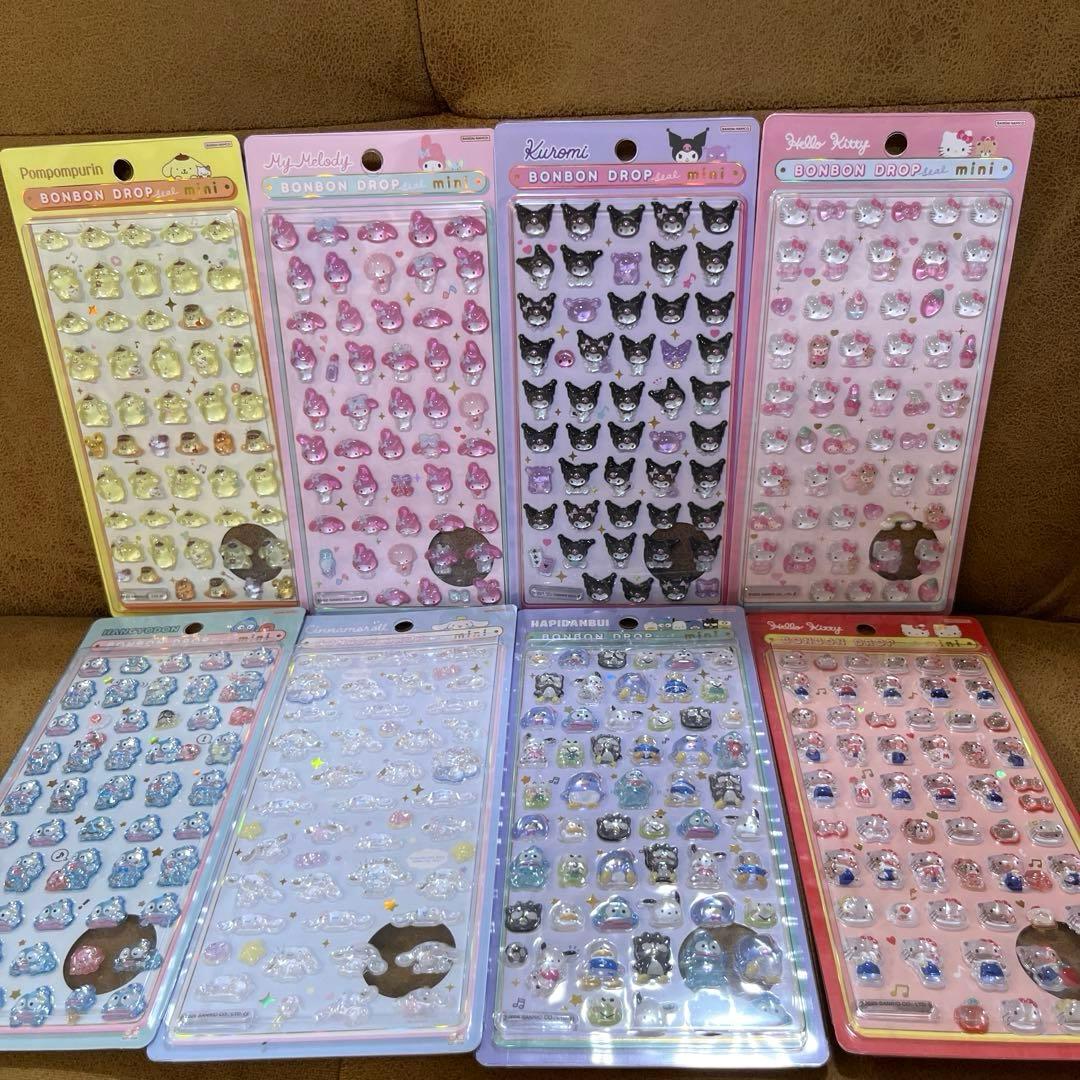 正規品サンリオミニ　ボンボンドロップシール8点