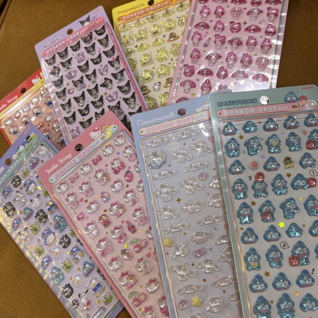 正規品サンリオミニ　ボンボンドロップシール8点