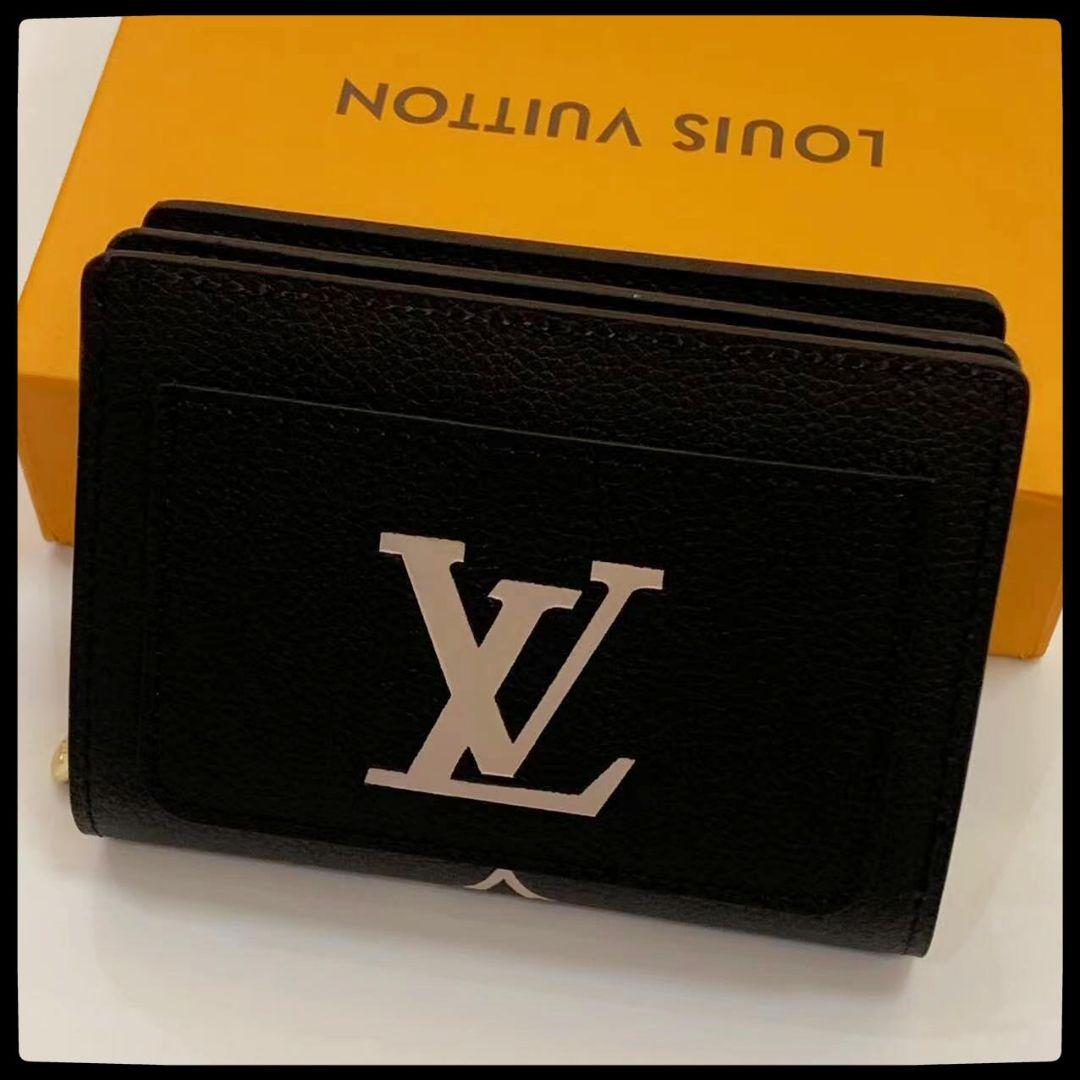 【箱付き】 二つ折り財布 ブラック