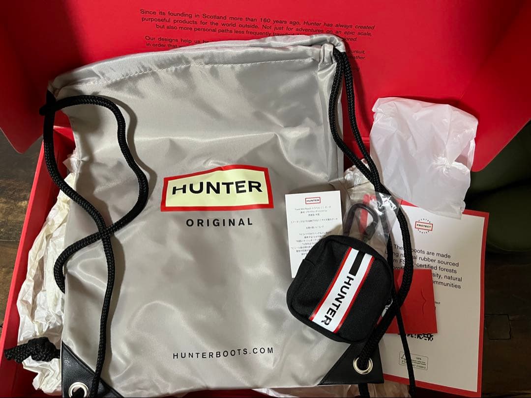 【ケ】HUNTER ハンター トールトラベル　レインブーツ