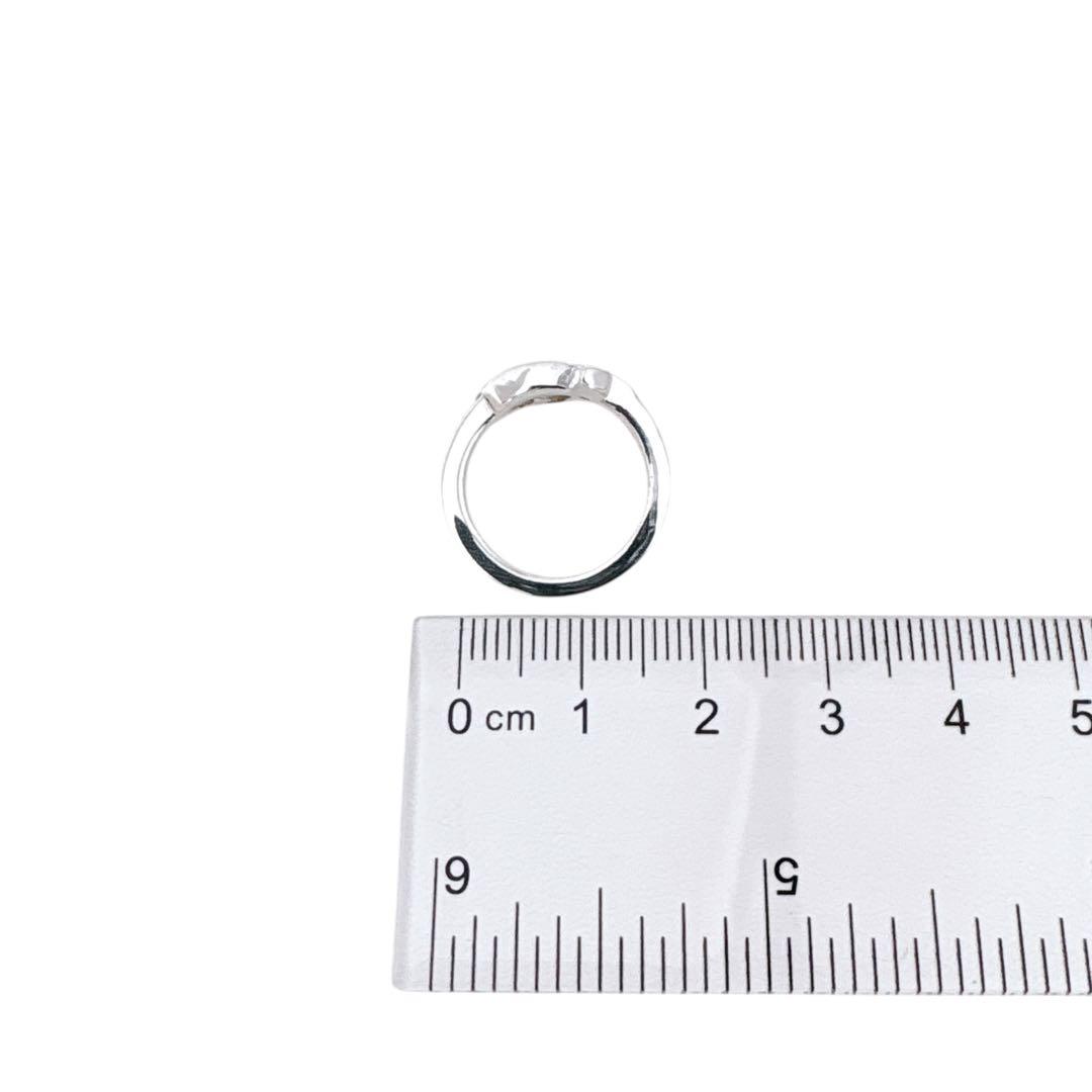 【光沢艶感仕上げ】ティファニー ラビングハート 1P ダイヤ リング 7号