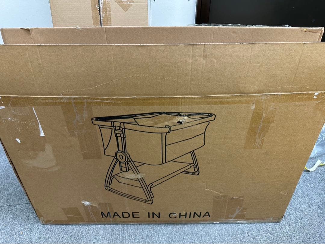 ベビーベッド 折畳み可能 高さ6段調節可能 添い寝ベッド 組み立て簡単