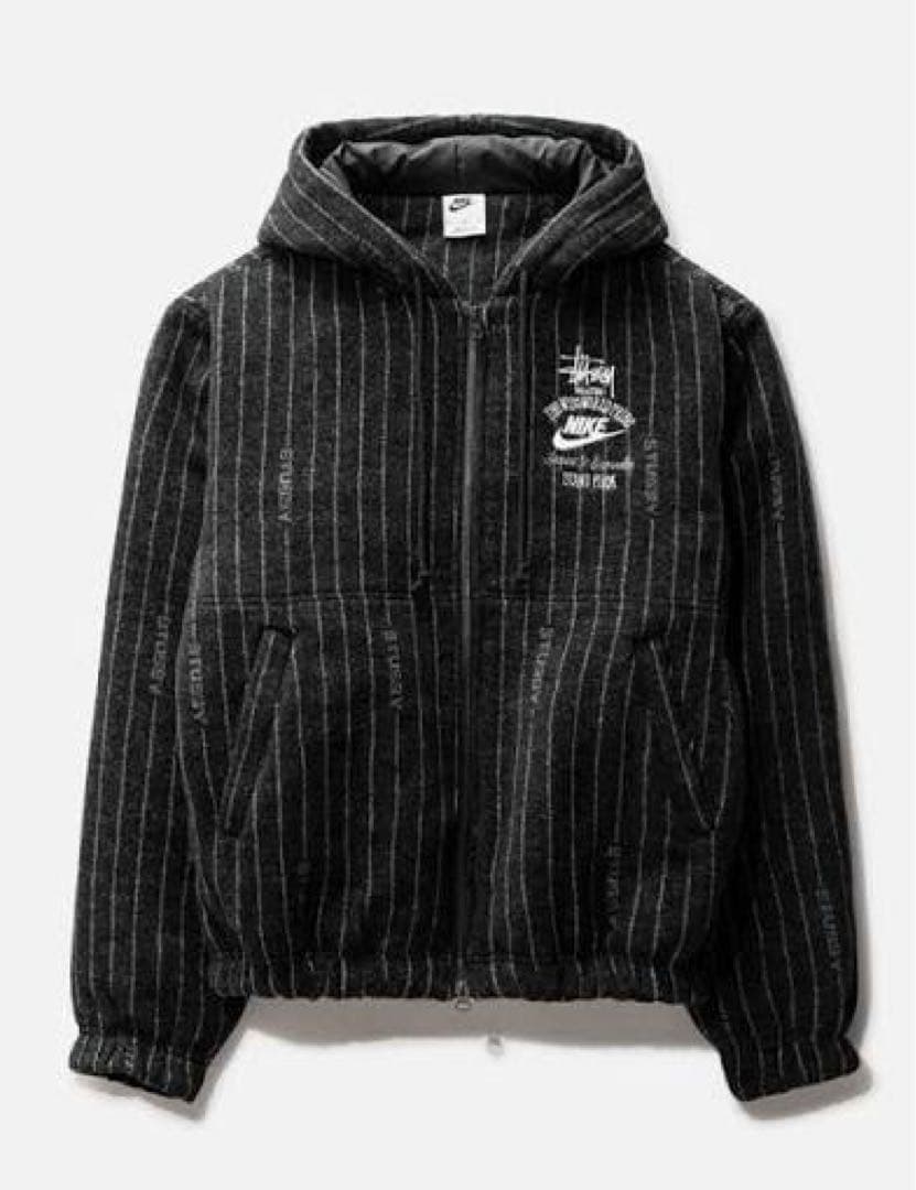 Stussy x Nike ストライプウールジャケット