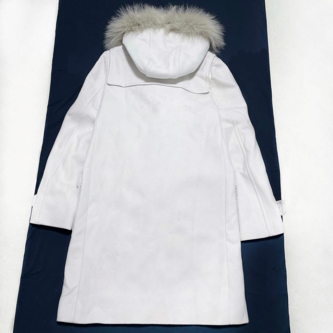 シップス カシミヤ混 リアルファー付きダッフルコート 40 3way